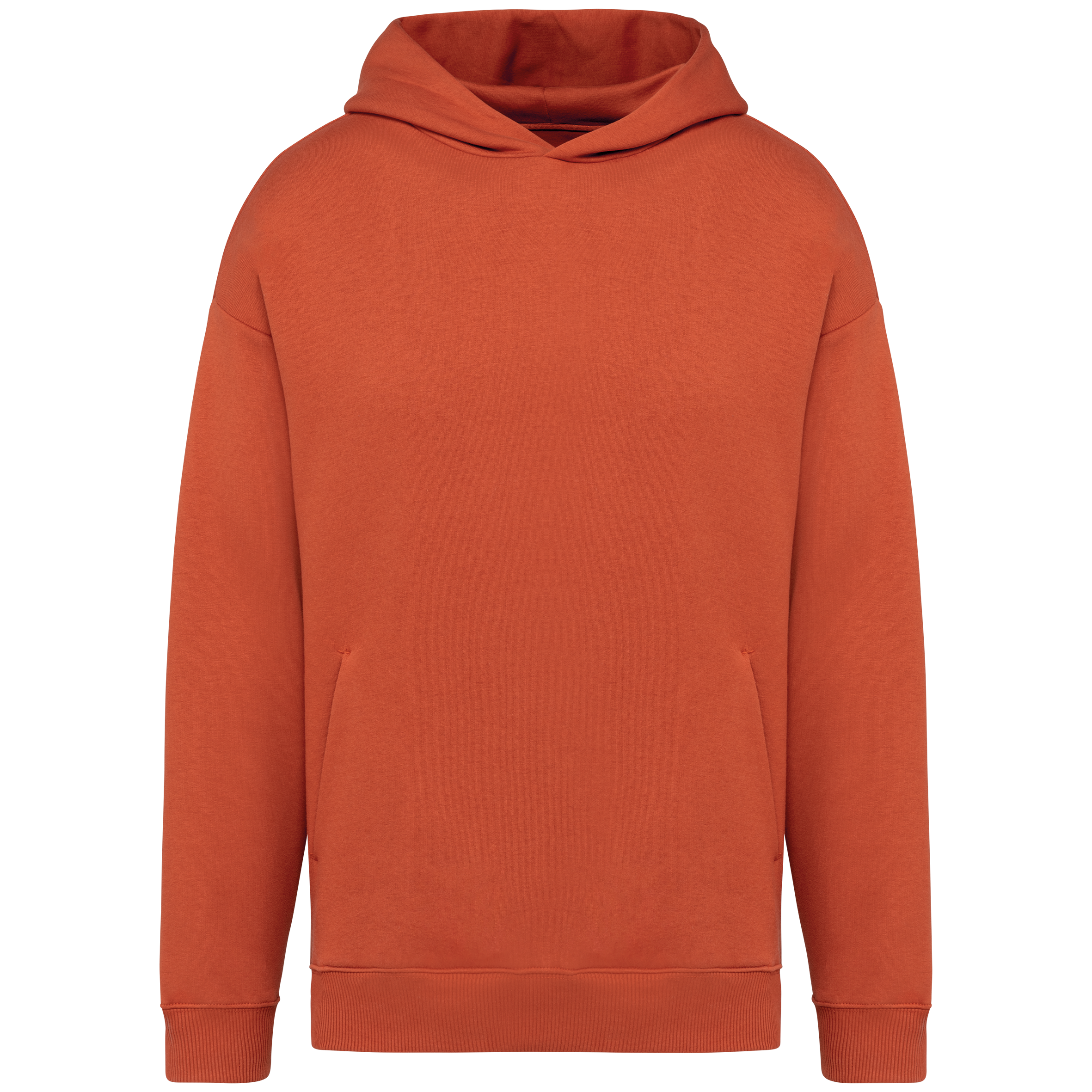Native Spirit NS408 Bio-Hoodie Burnt Brick – Vorderseite